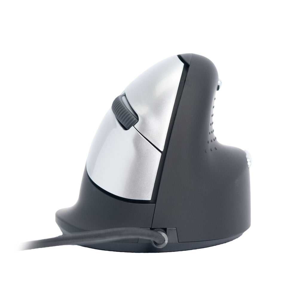 R-Go Tools Souris Ergonomique R-Go HE Break avec logiciel de pause, droiter, moyen (longueur de la main 165-185 mm), filaire, noir