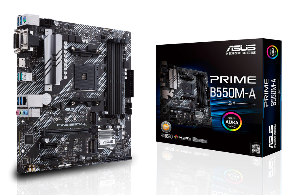 ASUS Prime B550M-A/CSM AMD B550 Emplacement AM4 micro ATX