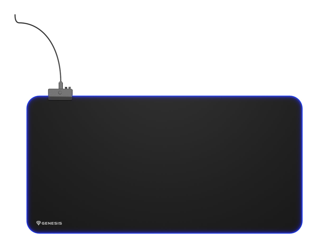 Tapis de souris de jeu Boron 500 XXL RGB, Noir