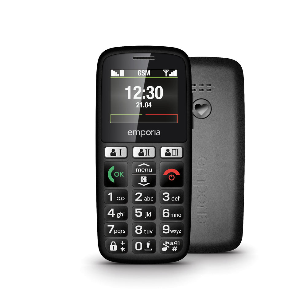 Emporia HAPPY 4,6 cm (1.81") 70 g Noir