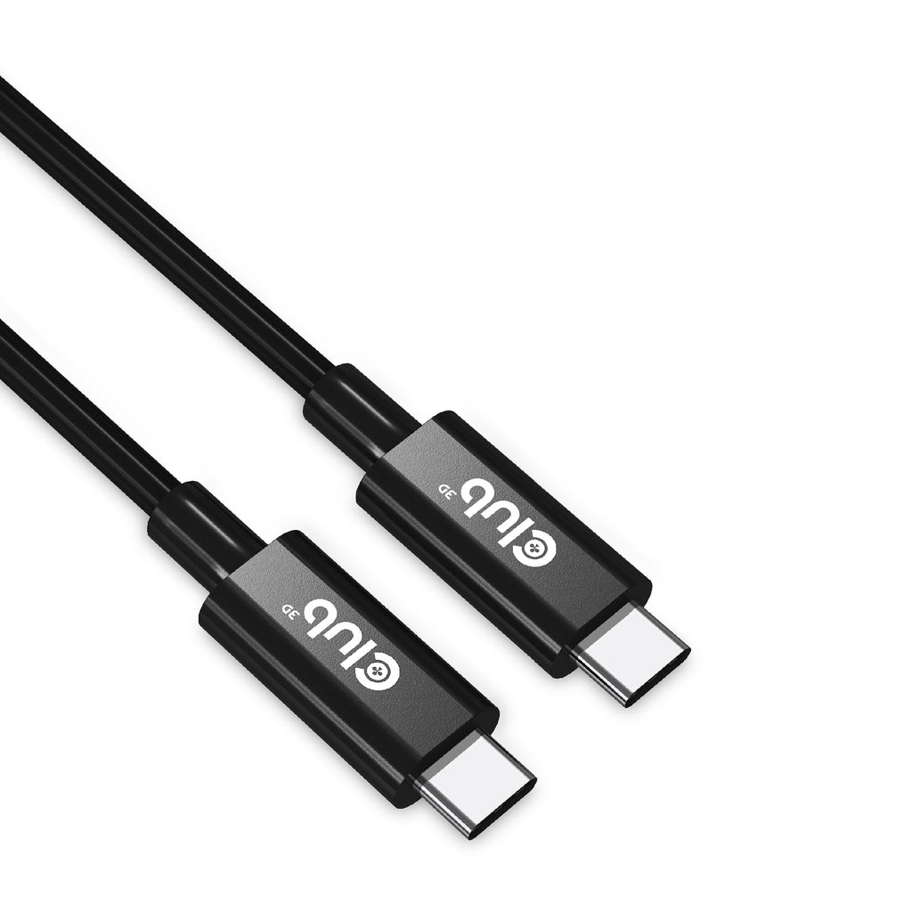 CLUB3D CAC-1579 câble USB USB4 Gen 3x2 3 m USB C 40 Gbit/s 240 W Noir