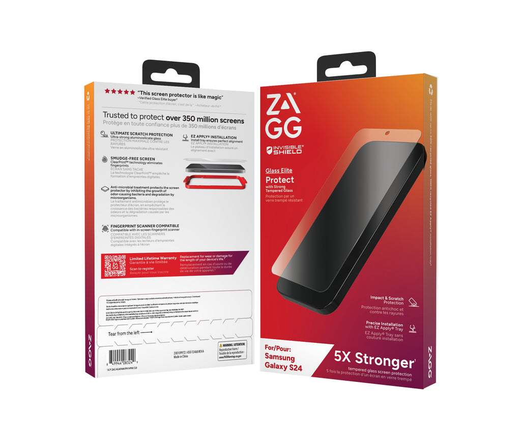 ZAGG InvisibleShield Glass Elite Protection d'écran transparent Samsung 1 pièce(s)