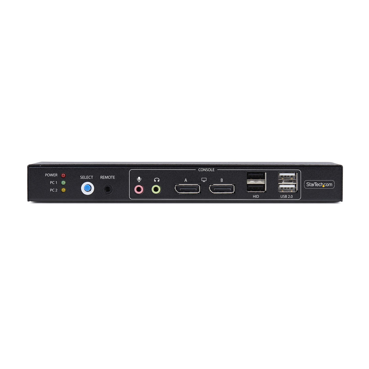 StarTech.com Switch KVM DisplayPort 2 Ports Matrice Vidéo Double Vue 4K 60Hz Hub USB
