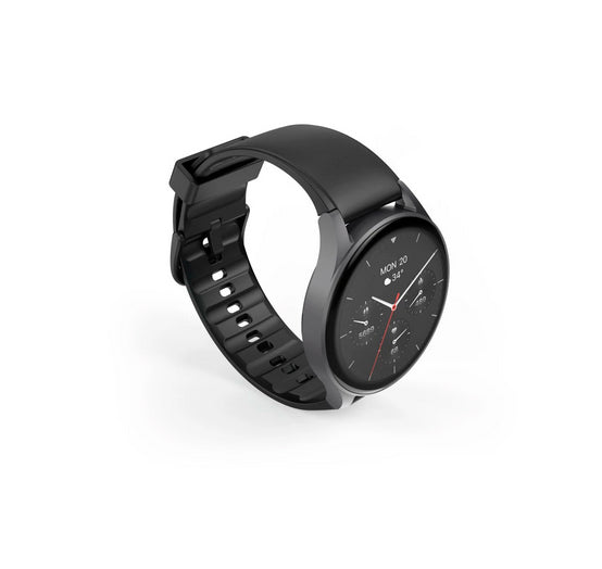 Hama Smartwatch 8900 3,63 cm (1.43") AMOLED 45 mm Numérique 466 x 466 pixels Écran tactile Noir GPS (satellite)