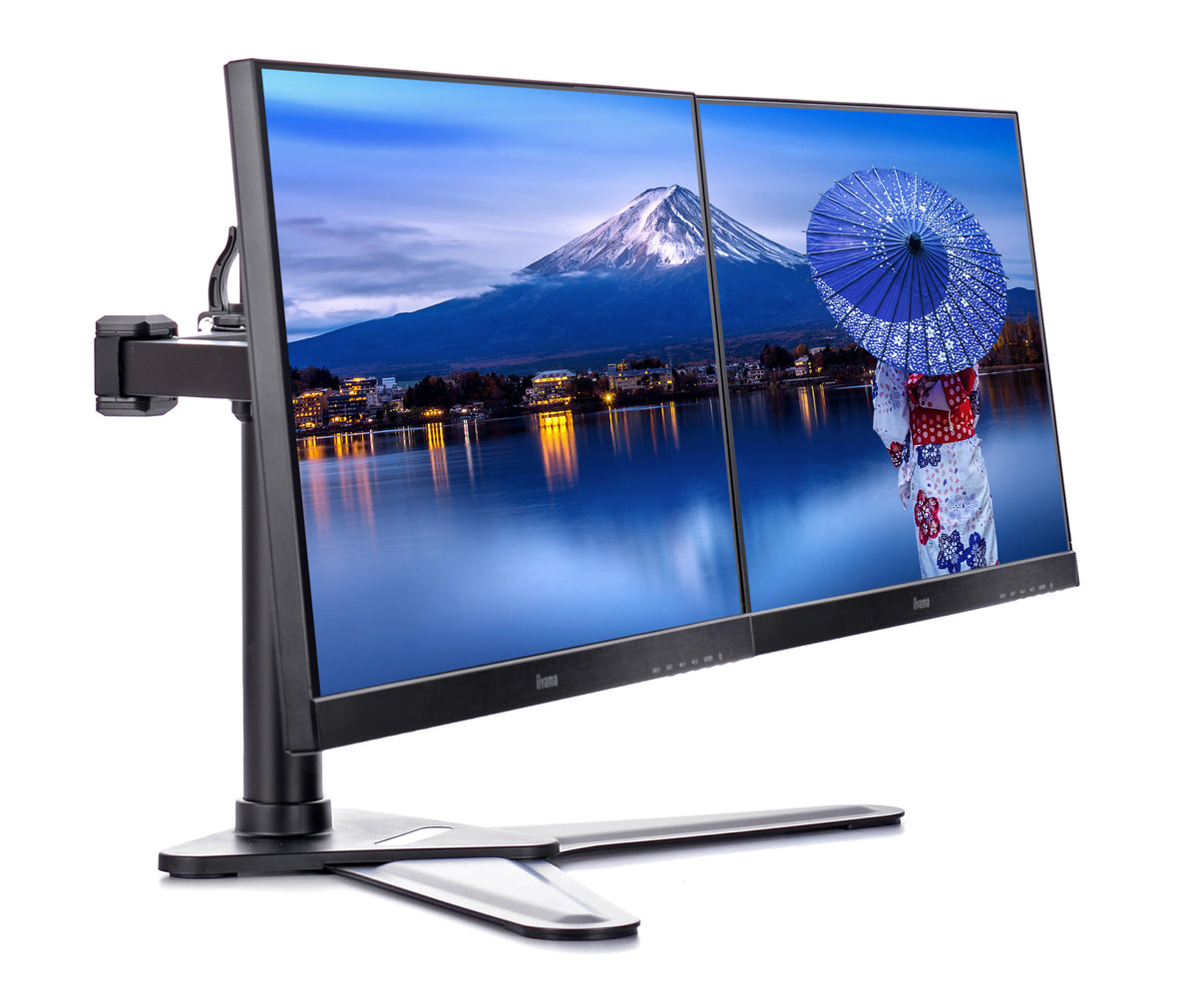iiyama DS1002D-B1 Support d'Écran Plat pour Bureau 81,3 cm (32") Noir