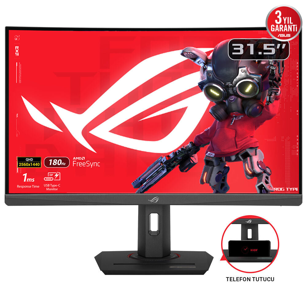 ASUS ROG Strix XG32WCS Écran PC 31.5" Quad HD LED 2560 x 1440 pixels Noir