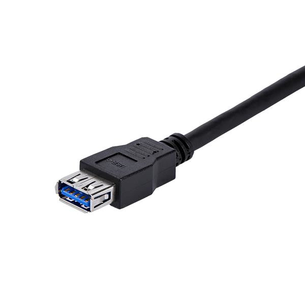 StarTech.com Câble d'extension USB 3.0 SuperSpeed A vers A, 1 m, Noir, Mâle vers Femelle