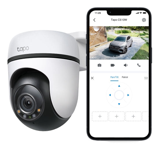 TP-Link Tapo C510W Tourelle Caméra de sécurité IP Intérieure et extérieure 2304 x 1296 pixels Plafond