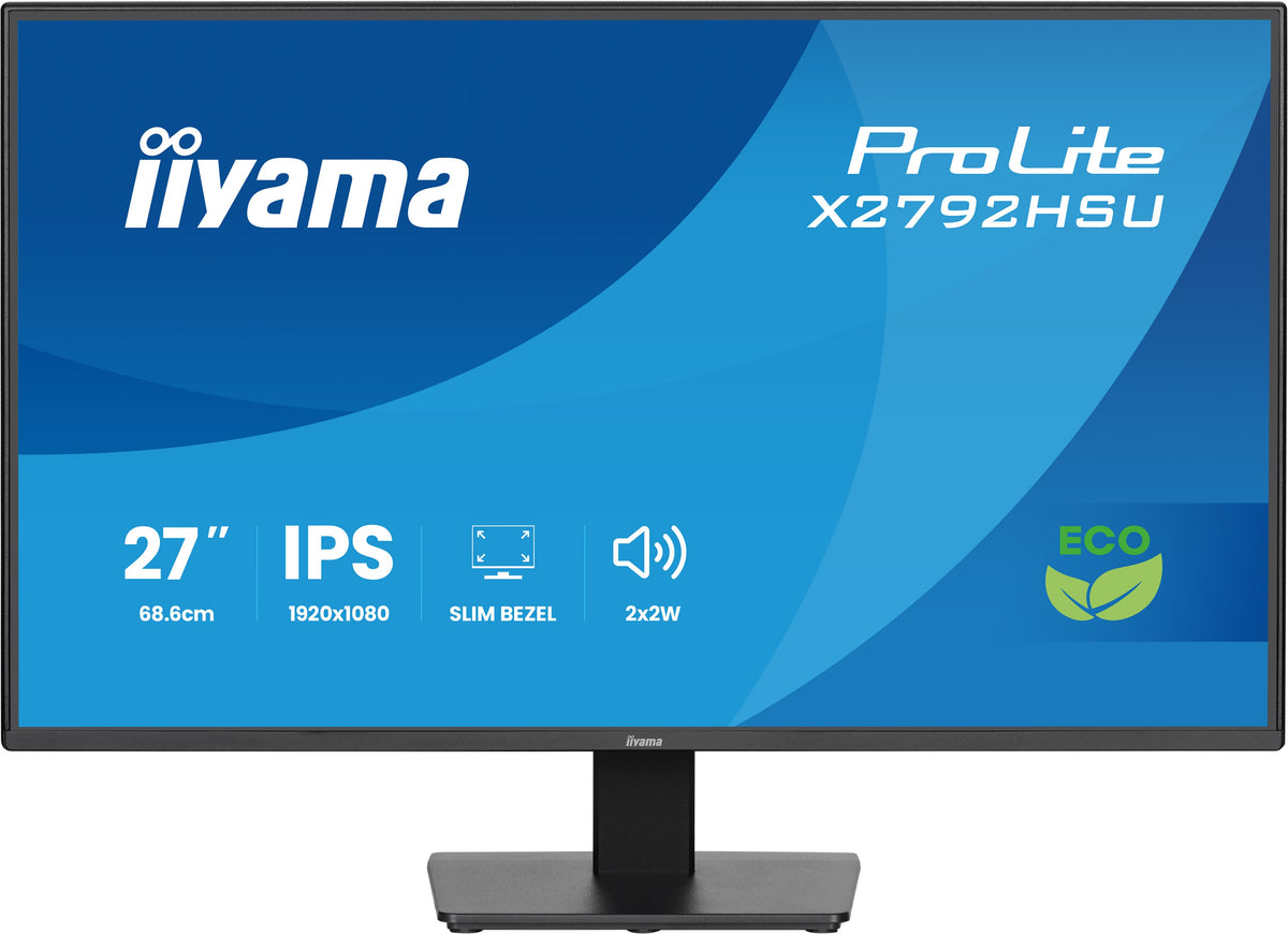 iiyama ProLite X2792HSU-B1 écran plat de PC 68,6 cm (27") 1920 x 1080 pixels Full HD LED Noir