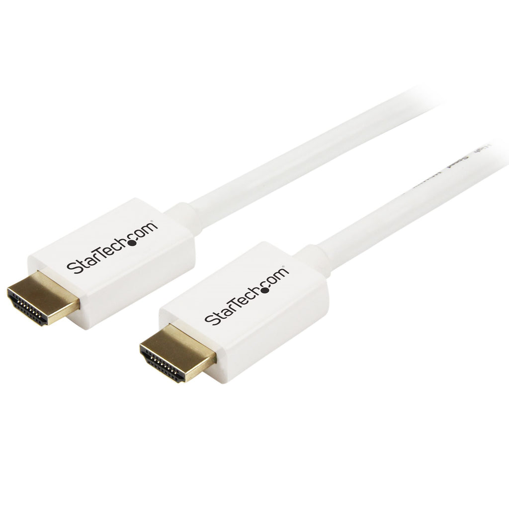StarTech.com Câble HDMI CL3 avec Ethernet 3m, 4K 30Hz UHD, 10.2 Gbps, HDMI 1.4, Blanc