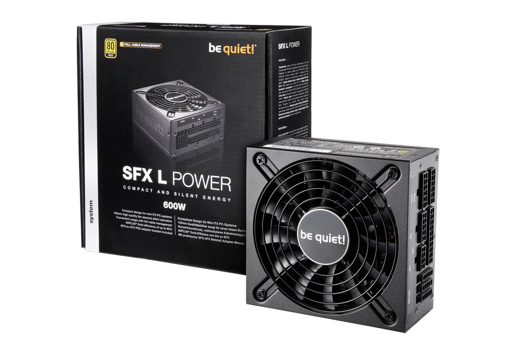 be quiet! SFX-L Power 600W Alimentation 80 Plus Gold