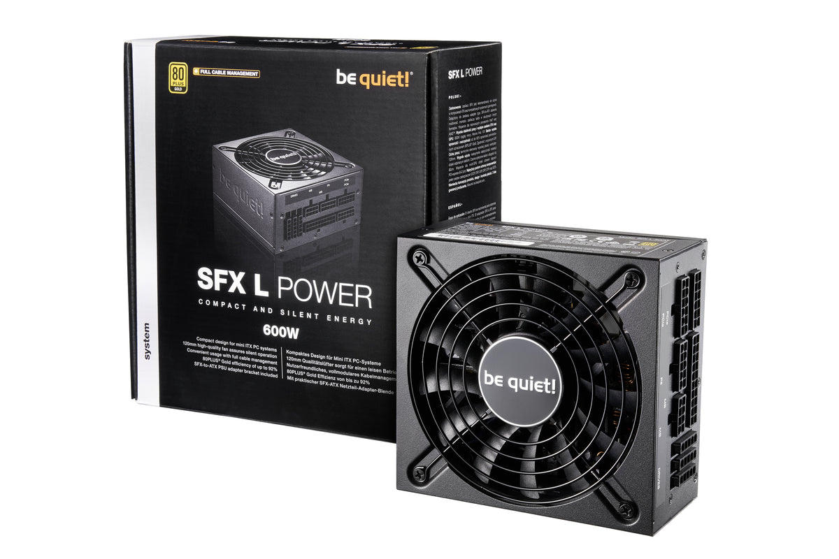 be quiet! SFX-L Power 600W Alimentation 80 Plus Gold