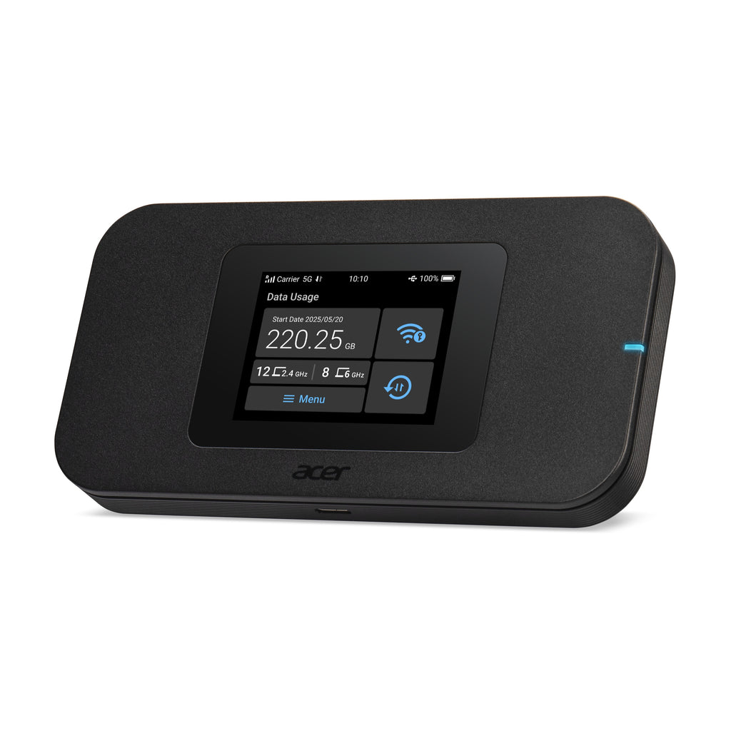 Acer Connect Enduro M4D routeur sans fil Bi-bande (2,4 GHz / 5 GHz) 5G Noir