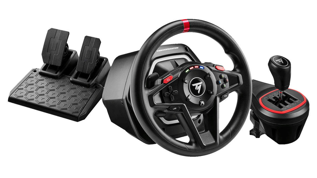 Thrustmaster T128 Shifter Pack Noir USB Volant + pédales + levier de vitesse Analogique/Numérique PC, Xbox One, Xbox One S, Xbox One X, Xbox Series S, Xbox Series X