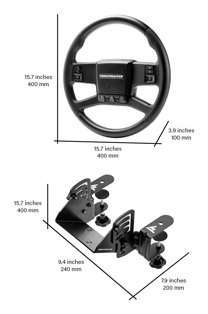 Thrustmaster SimTask Truck-40 Add-On Kit Roue de course