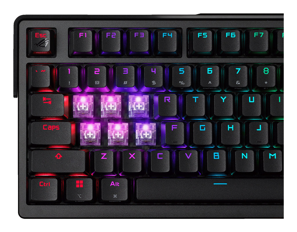 ASUS 90MP03MA-BKNA01 Clavier Gaming 75% USB, RF Wireless et Bluetooth, Noir