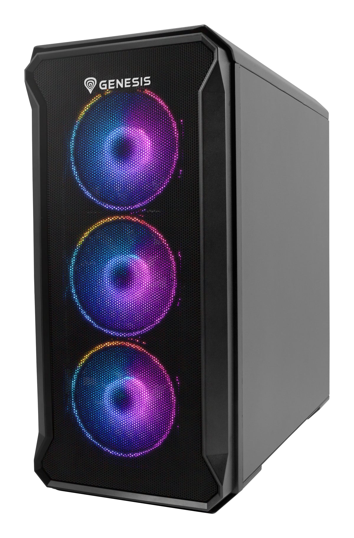 GENESIS Irid 503 ARGB Micro Tower Noir, Transparent