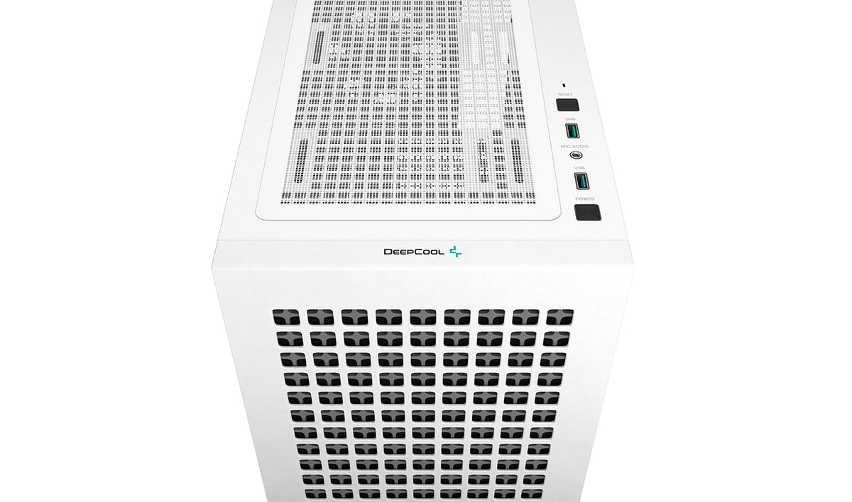 DeepCool CH370 WH Boîtier Tower Micro ATX, Blanc