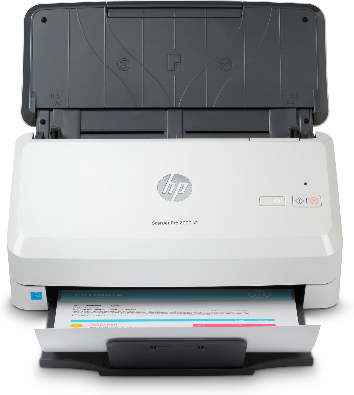 HP Scanjet Pro 2000 s2 Scanner à Alimentation Feuille à Feuille, 600 x 600 DPI, A4, Noir et Blanc