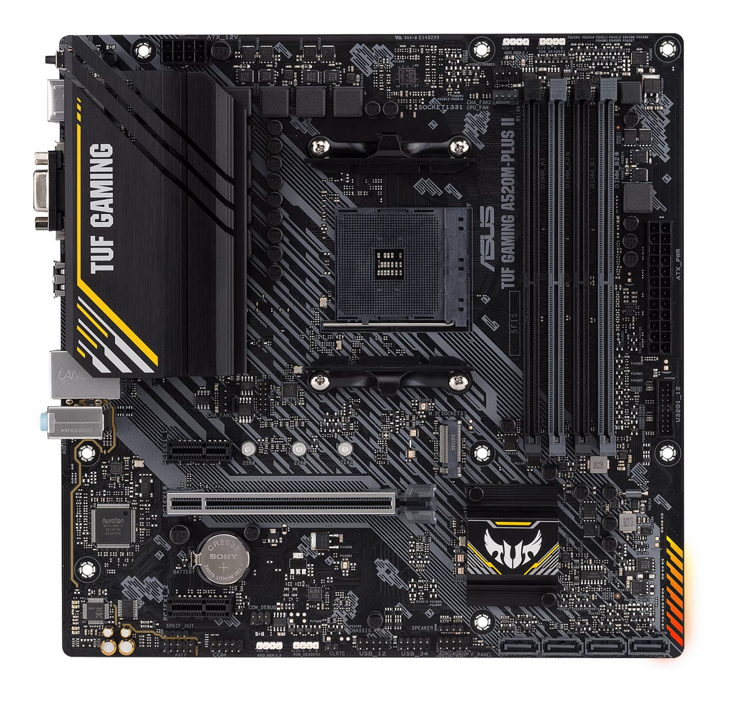 ASUS TUF GAMING A520M-PLUS II AMD A520 Emplacement AM4 micro ATX