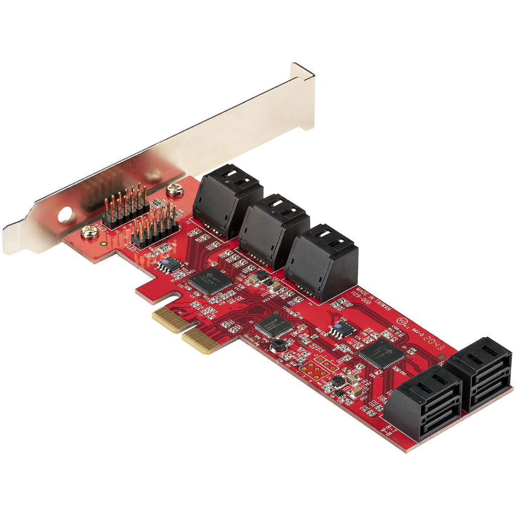 StarTech.com Carte Contrôleur PCIe SATA 10 ports 6Gbps ASM1166 Non-Raid