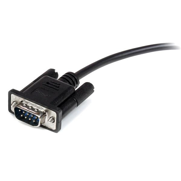 StarTech.com Câble Série DB9 RS232 Liaison Directe 2 m - Mâle/Femelle, Noir