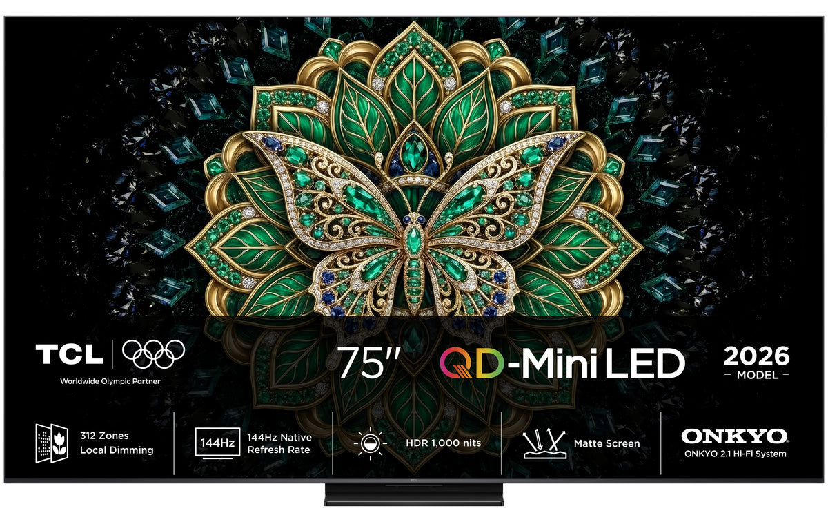TCL C6K Pro 75" 190,5 cm 4K Ultra HD Smart TV QD-Mini LED Noir