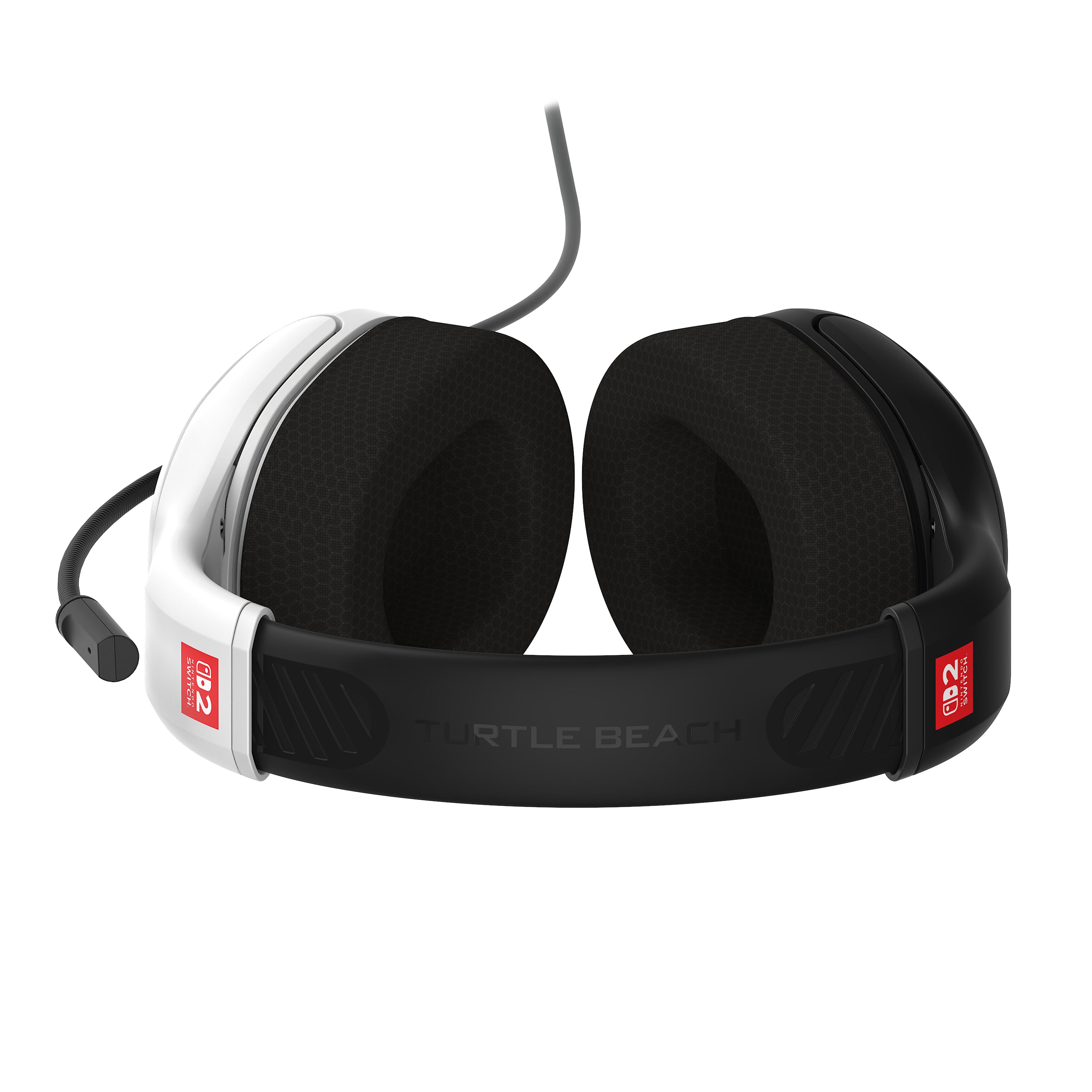 Turtle Beach Turtle Beach Airlite Fit Noir et Blanc Casque de gaming filaire sous licence officielle pour Nintendo Switch 2, Nintendo Switch, Lite - Modèle OLED