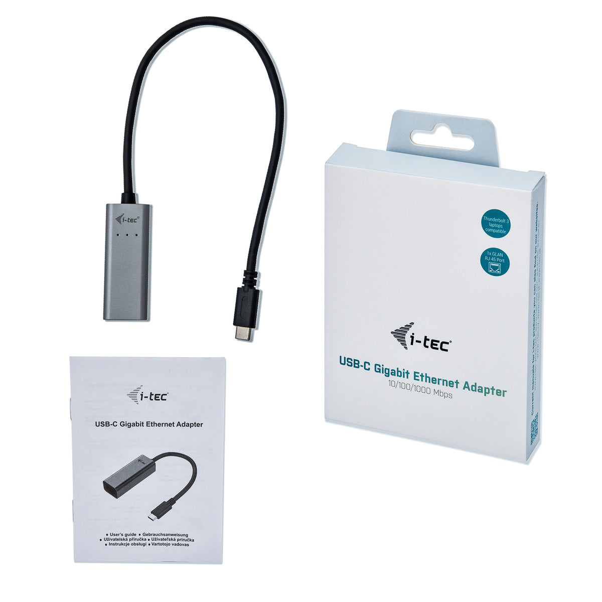 i-tec Adaptateur Ethernet Gigabit USB-C en Métal