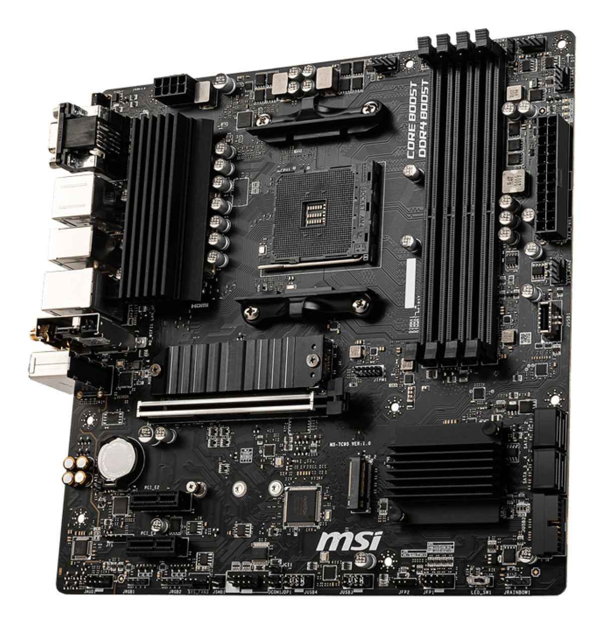MSI B550M PRO-VDH WIFI Carte Mère AMD B550 Socket AM4 Micro ATX