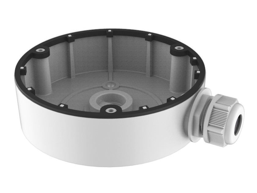 LevelOne CAS-7310 Boîte de Jonction et Support pour Caméras de Sécurité, Aluminium, Blanc