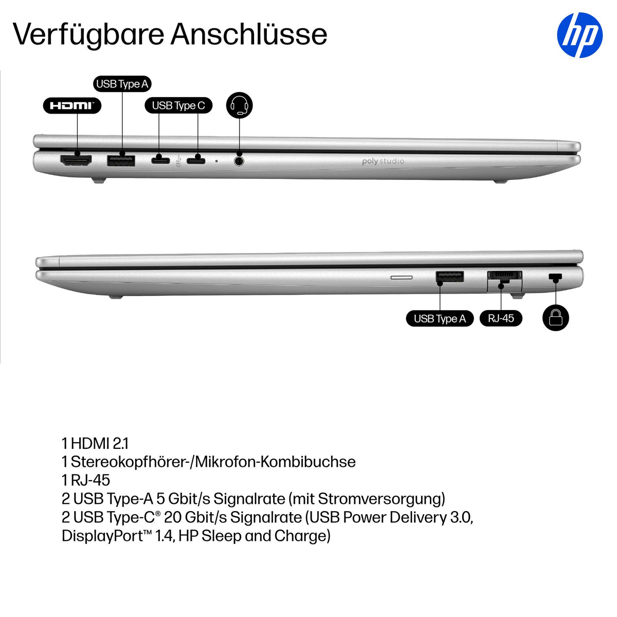 HP ProBook 4 16 G1i Notebook AI 16 1920 x 1200 (WUXGA) 255U 32GB 1TB Intel Graphics Windows 11 Pro