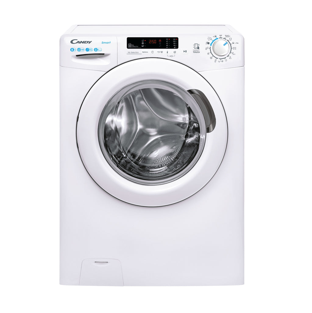 Candy Smart CS1482DW4/1-S machine à laver Charge avant 8 kg 1400 tr/min Blanc