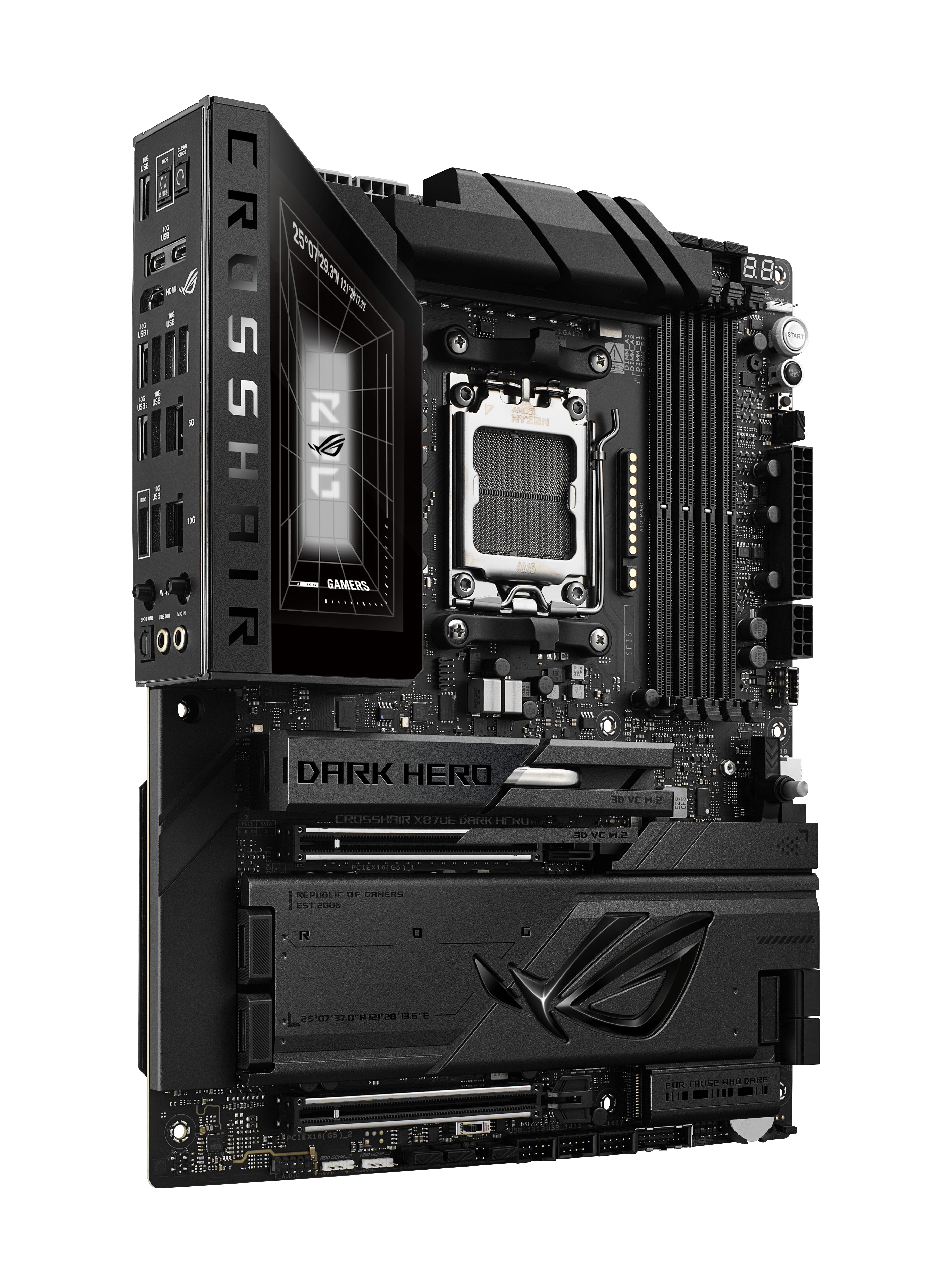 ASUS ROG CROSSHAIR X870E DARK HERO AMD X870E Emplacement AM5 ATX