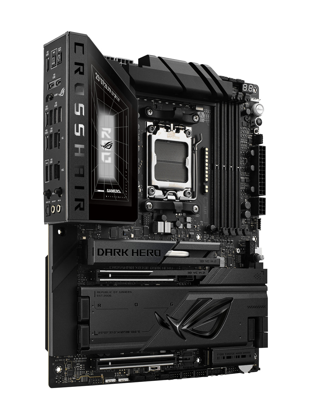 ASUS ROG CROSSHAIR X870E DARK HERO AMD X870E Emplacement AM5 ATX