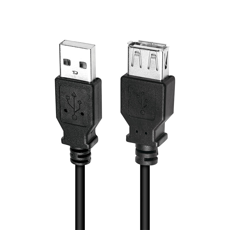 LogiLink CU0010B câble USB USB 2.0 2 m USB A 0,48 Gbit/s Noir - vue 2