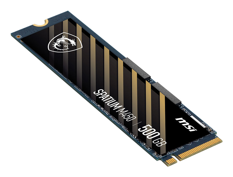 MSI Spatium M450 PCIe 4.0 NVMe M.2 500GB V1 500 Go PCI Express 4.0 3D NAND