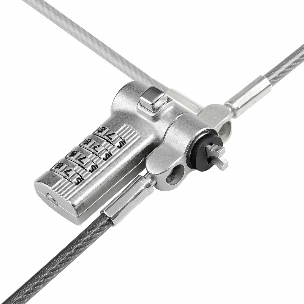 StarTech.com Antivol Universel pour Ordinateur Portable 2m, Câble de Sécurité à Combinaison pour Noble Wedge, Nano et K-