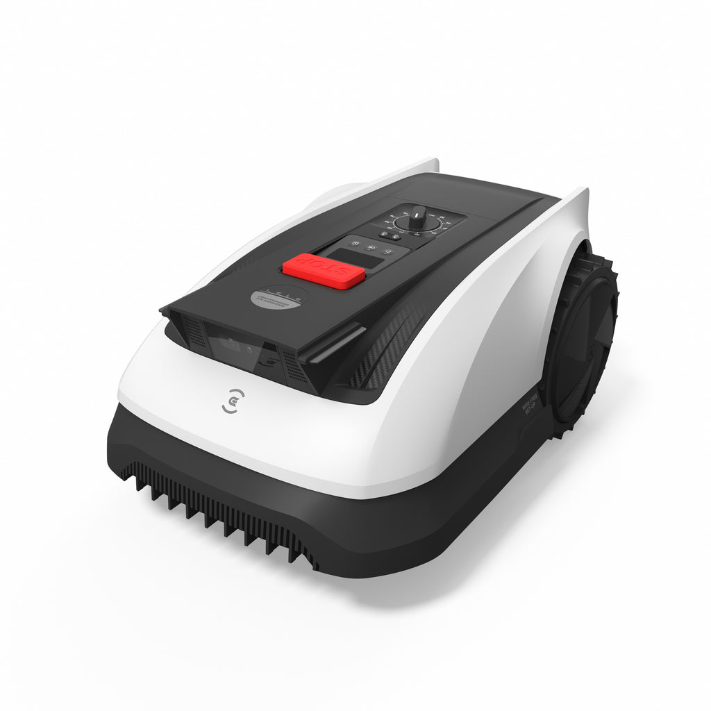 Ecovacs GOAT O800 RTK Tondeuse à Gazon Robot, Navigation AIVA 3D, Noir et Blanc
