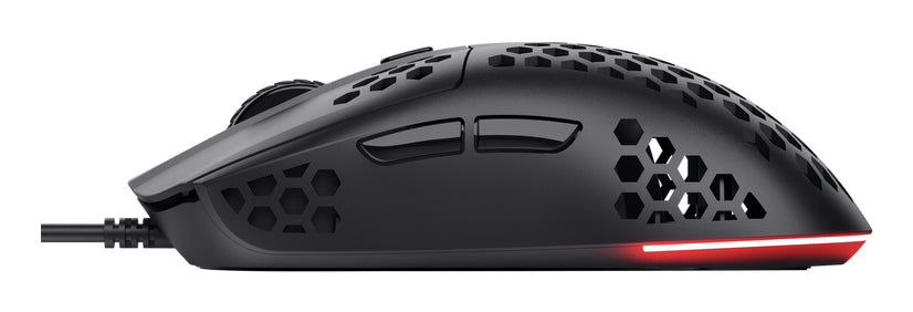 Trust GXT 928 HELOX Souris Gaming Optique pour Droitier, 6400 DPI, USB Type-A