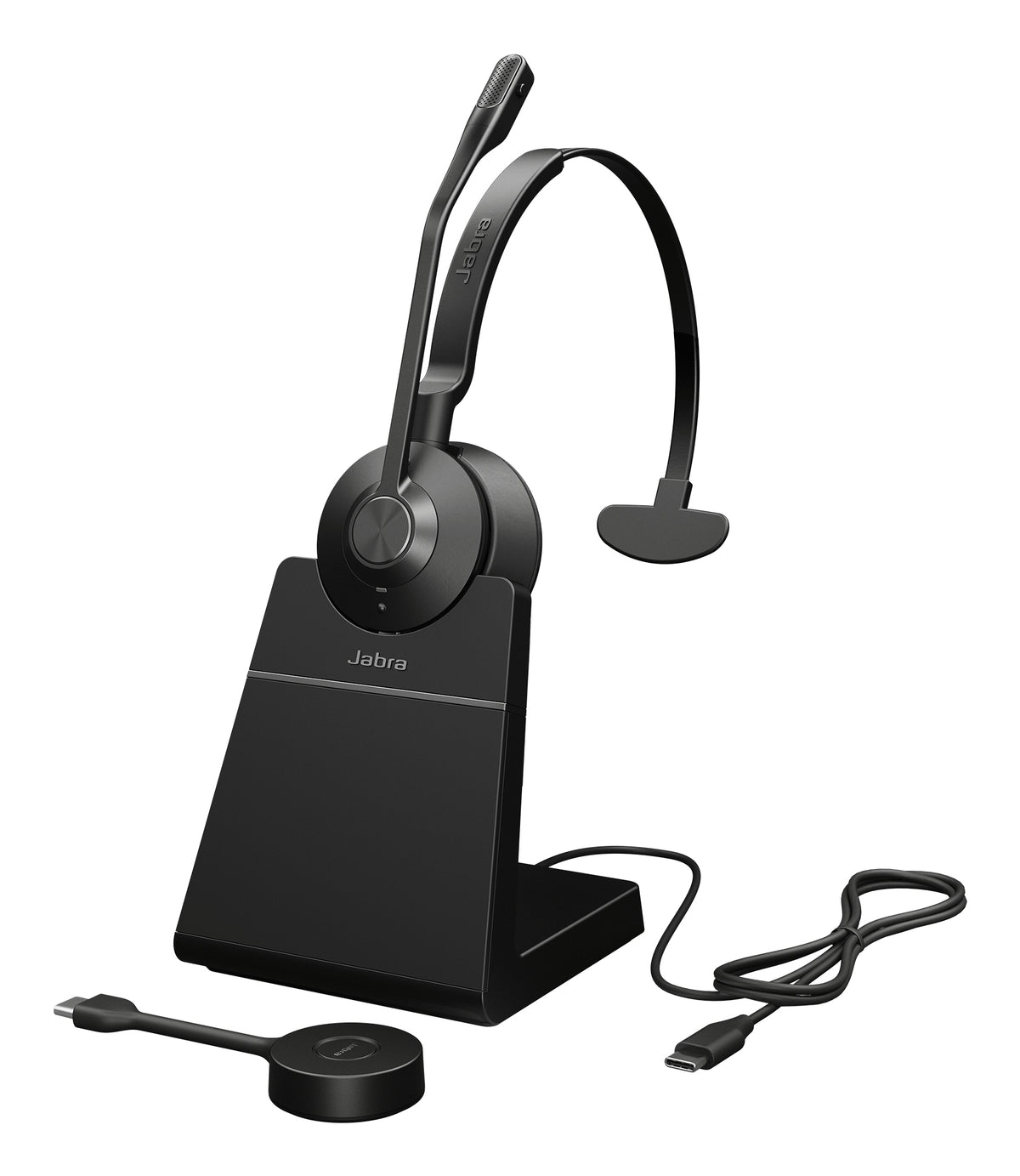Jabra Engage 55 SE Casque Sans Fil pour Bureau et Centre d'Appels, Noir
