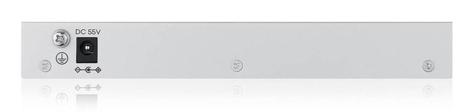 Zyxel GS1200-8HPV3 Géré L2 Gigabit Ethernet (10/100/1000) Connexion Ethernet, supportant l'alimentation via ce port (PoE) Bureau Gris