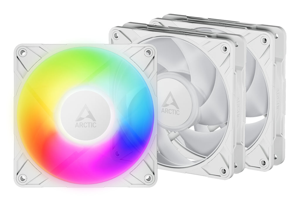 ARCTIC Freezer P12 Pro A-RGB (White) - 3 Pack Boitier PC Ventilateur 12 cm Blanc 3 pièce(s)