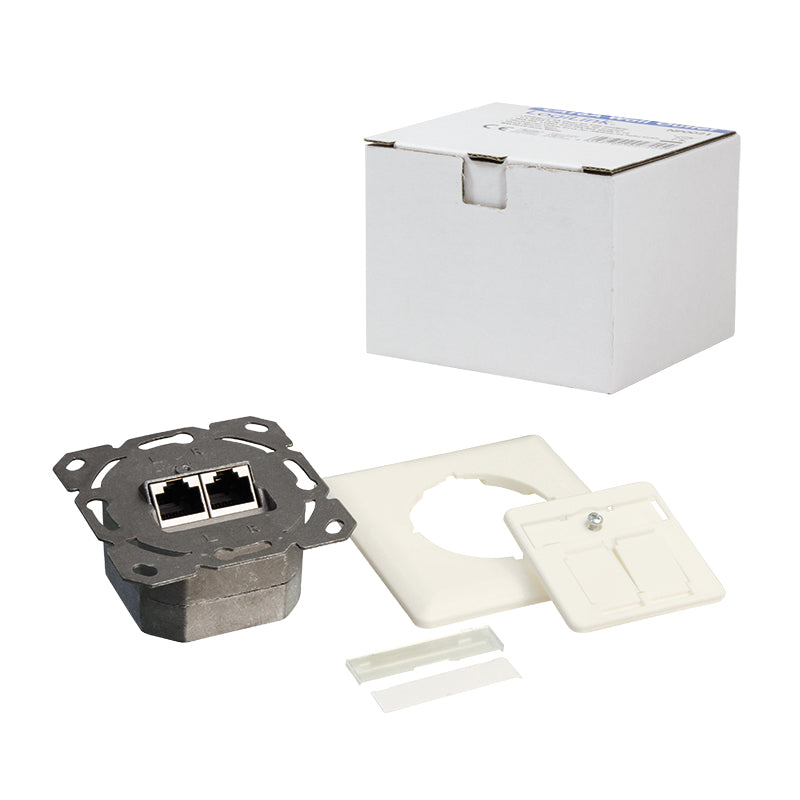 LogiLink NP0023 Prise RJ-45 Métallique, Blanc