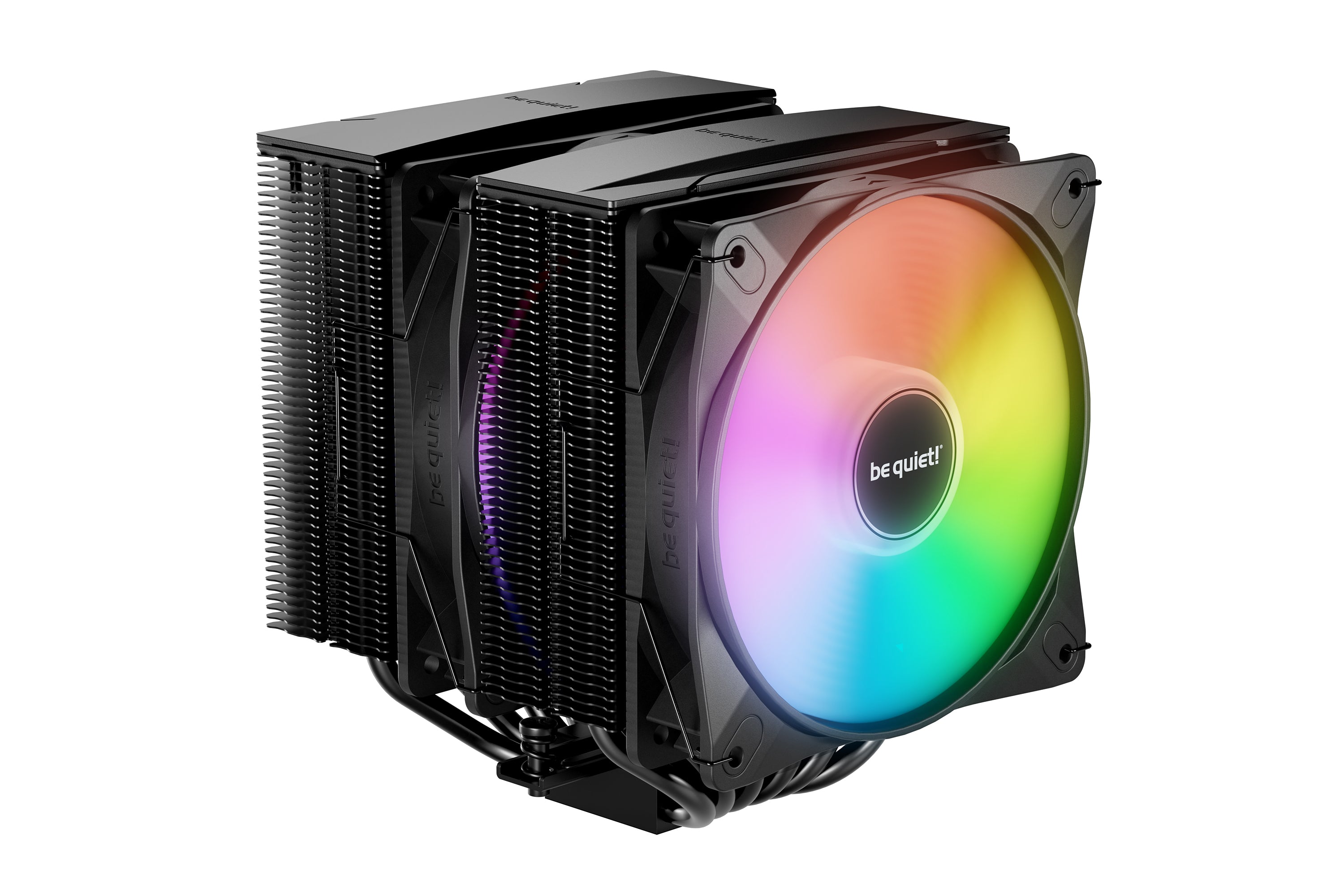 be quiet! PURE ROCK PRO 3 Black| Ventirad double tour, socket Intel et AMD, finition noire, ARGB