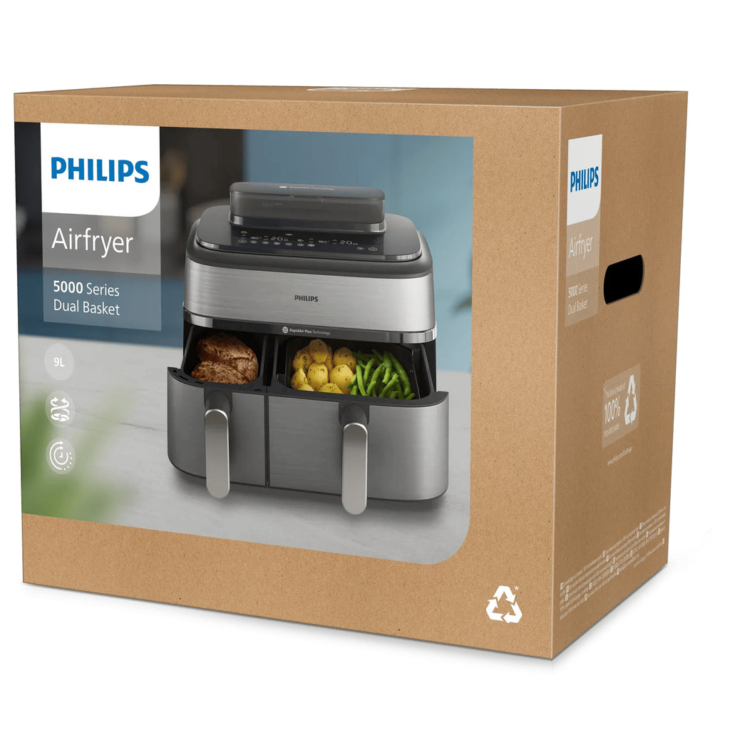 Philips Série 5000 Airfryer Double Bac à Vapeur 9L