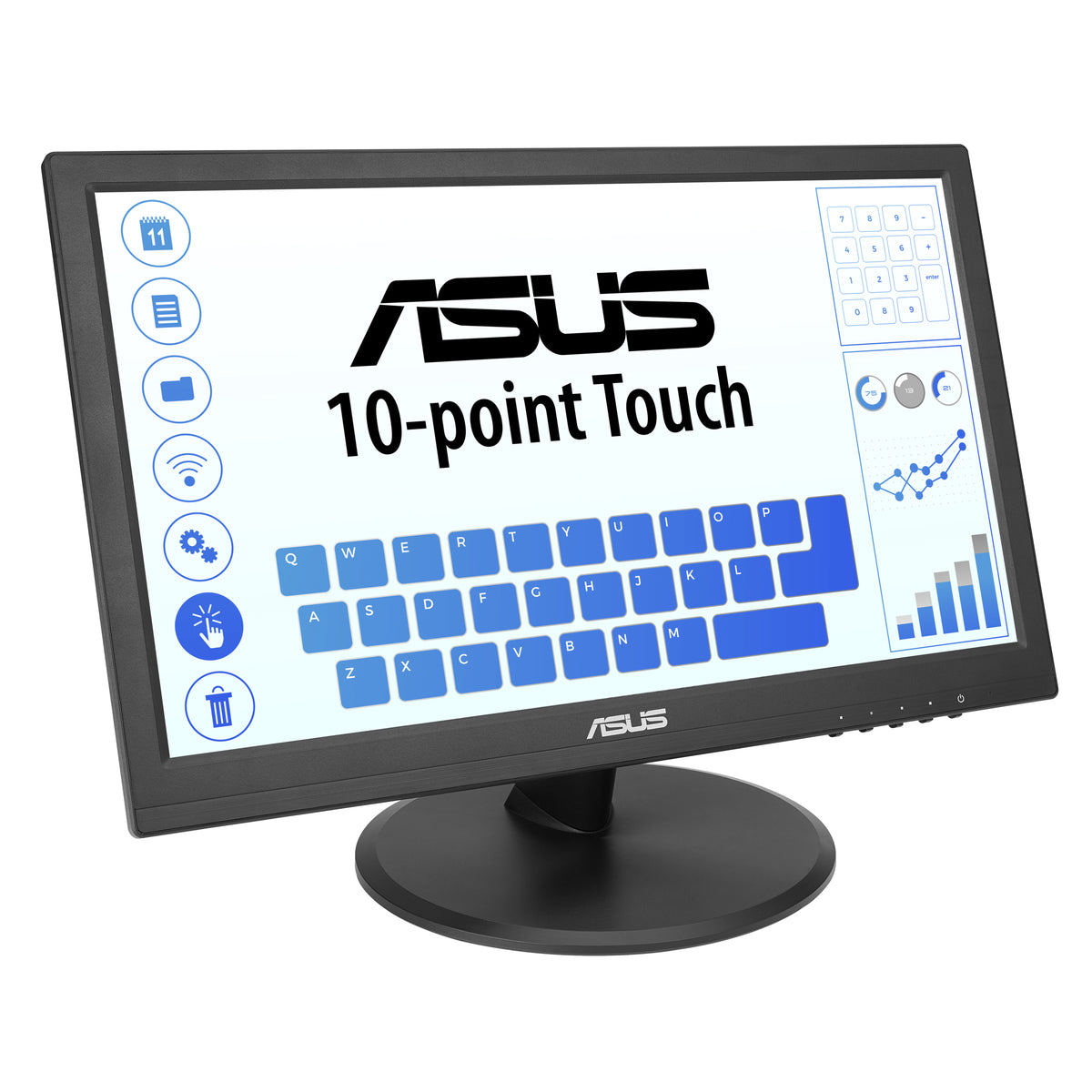 ASUS Touch VT169HE Écran Tactile 15.6" Full HD LED 1920 x 1080 pixels Noir