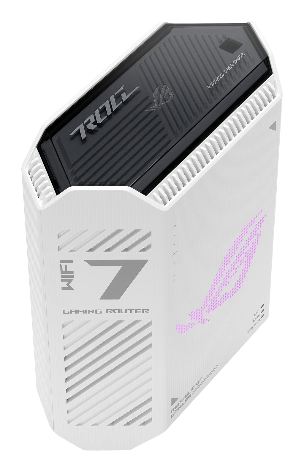 ASUS GS-BE7200 Routeur Sans Fil Wi-Fi 7 Bi-bande 2.5 Gigabit Ethernet, Blanc/Noir