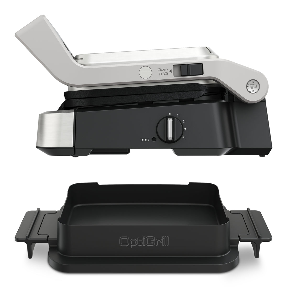 Tefal OptiGrill 4in1 GC774D Grill 2100W Sølv