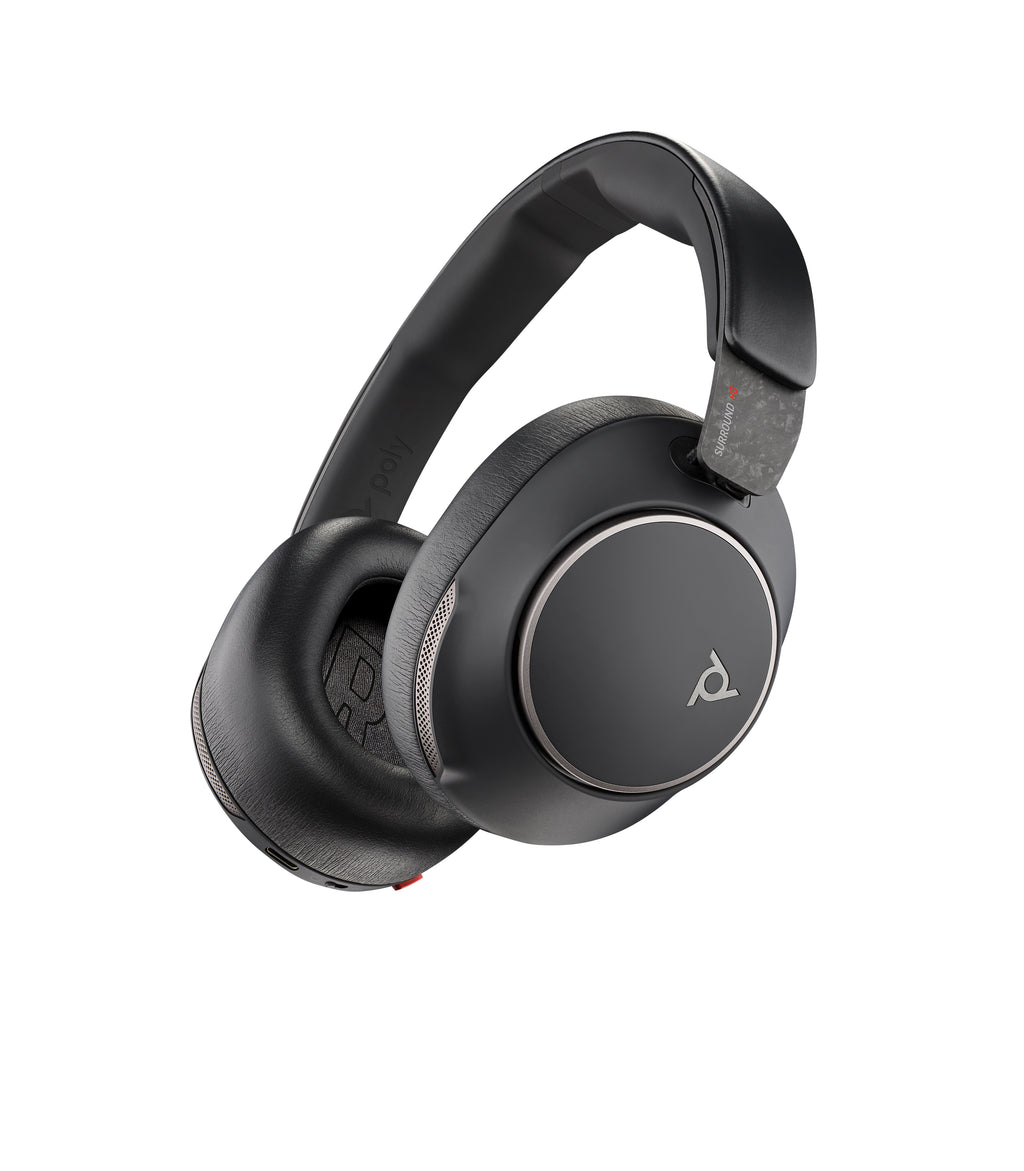 HP Poly Voyager Surround 80 UC Micro-casque Bluetooth USB-C avec adaptateur USB-C/A